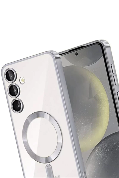 Samsung Galaxy A17 5G Kross Magneticsafe Kapak - Gümüş