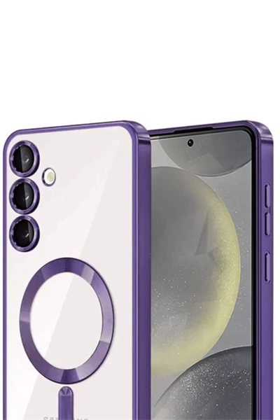 Samsung Galaxy A17 5G Kross Magneticsafe Kapak - Mor
