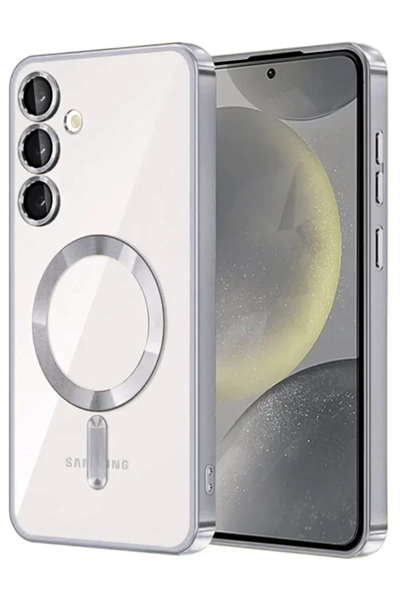 Samsung Galaxy A17 5G Kross Magneticsafe Kapak - Gümüş