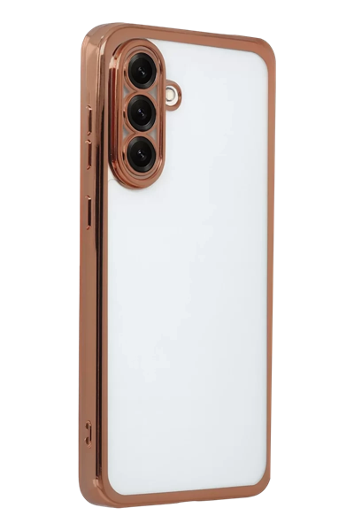 Samsung Galaxy A17 5G Lensli Silikon - Çöl Titanyum
