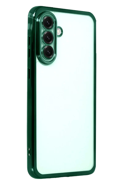 Samsung Galaxy A17 5G Lensli Silikon - Yeşil