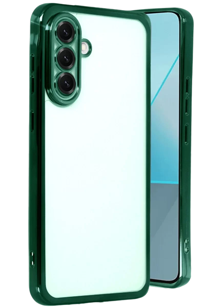 Samsung Galaxy A17 5G Lensli Silikon - Yeşil