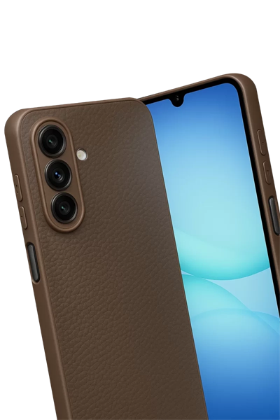 Samsung Galaxy A17 5G Thermax Silikon Kılıf - Kahverengi