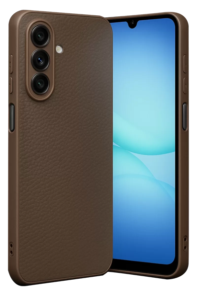 Samsung Galaxy A17 5G Thermax Silikon Kılıf - Kahverengi