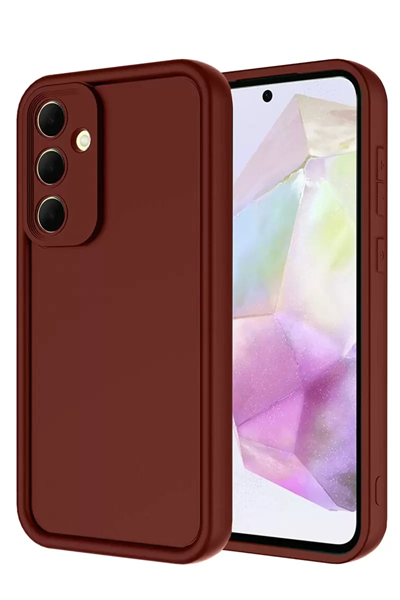 Samsung Galaxy A17 5G Viera Silikon - Bordo