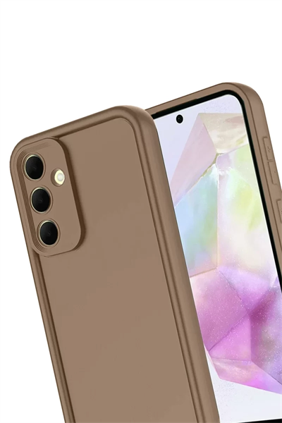 Samsung Galaxy A17 5G Viera Silikon - Kahverengi
