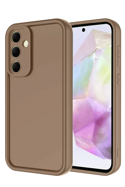Samsung Galaxy A17 5G Viera Silikon - Kahverengi