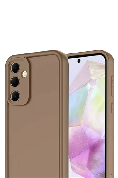 Samsung Galaxy A17 5G Viera Silikon - Kahverengi