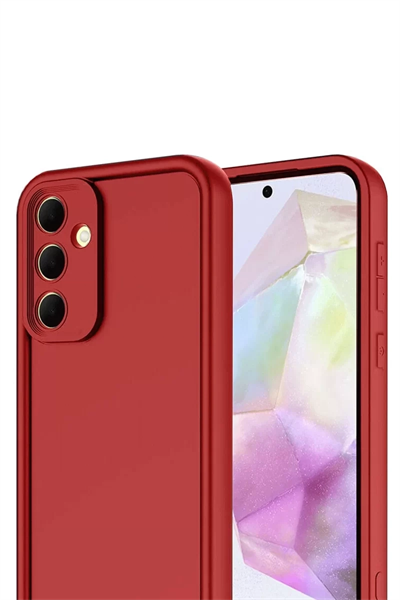 Samsung Galaxy A17 5G Viera Silikon - Kırmızı