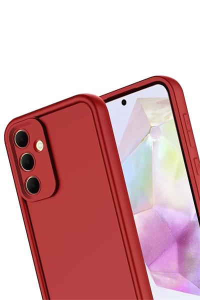 Samsung Galaxy A17 5G Viera Silikon - Kırmızı