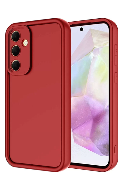 Samsung Galaxy A17 5G Viera Silikon - Kırmızı