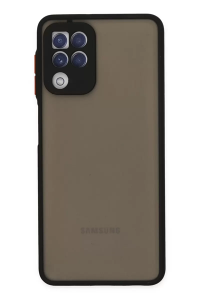 Samsung Galaxy A22 Kılıf Montreal Silikon Kapak - Siyah