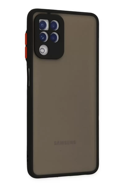 Samsung Galaxy A22 Kılıf Montreal Silikon Kapak - Siyah