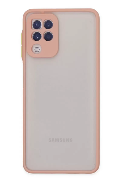 Samsung Galaxy A22 Kılıf Montreal Silikon Kapak - Pembe
