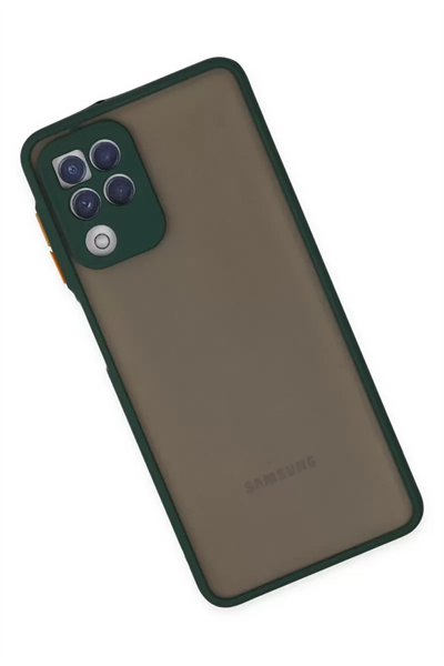 Samsung Galaxy A22 Kılıf Montreal Silikon Kapak - Yeşil