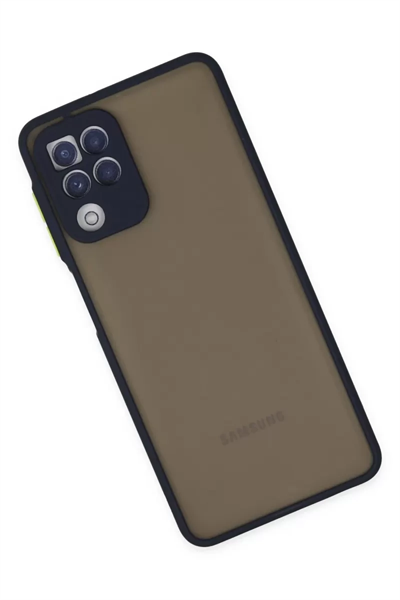 Samsung Galaxy A22 Kılıf Montreal Silikon Kapak - Lacivert