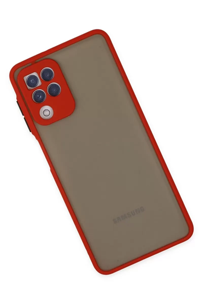 Samsung Galaxy A22 Kılıf Montreal Silikon Kapak - Kırmızı