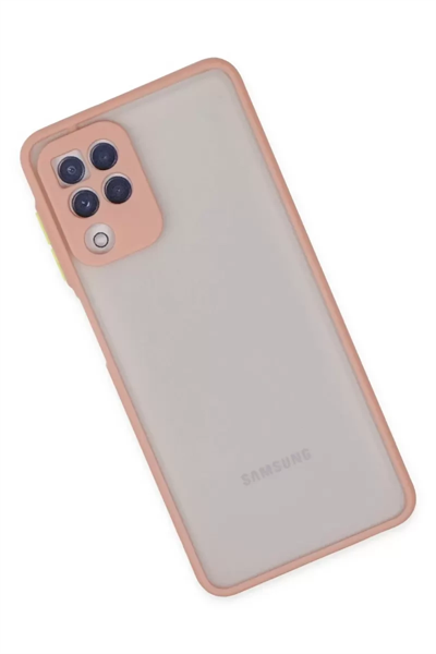 Samsung Galaxy A22 Kılıf Montreal Silikon Kapak - Pembe