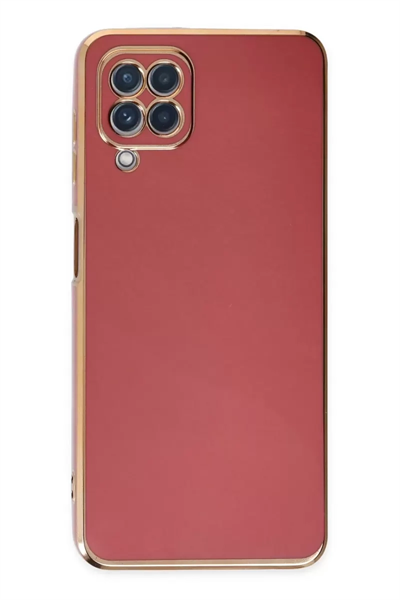 Samsung Galaxy A22 Kılıf Volet Silikon - Kırmızı