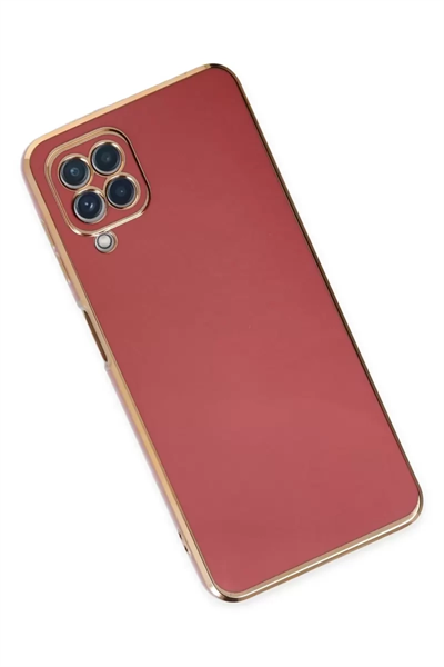 Samsung Galaxy A22 Kılıf Volet Silikon - Kırmızı