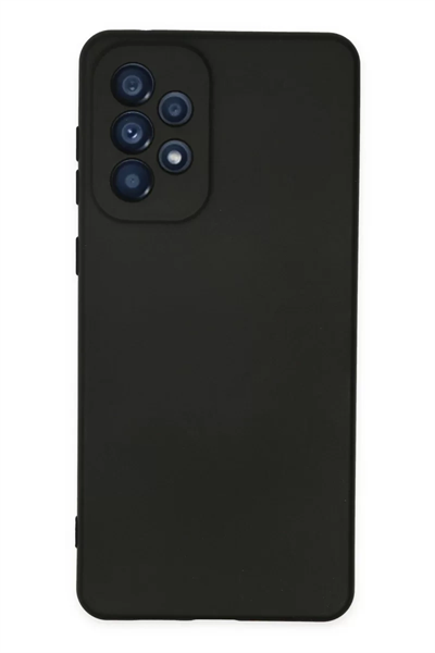 Samsung Galaxy A23 4G Kılıf Nano içi Kadife Silikon - Siyah
