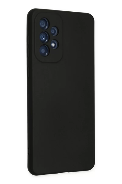 Samsung Galaxy A23 4G Kılıf Nano içi Kadife Silikon - Siyah