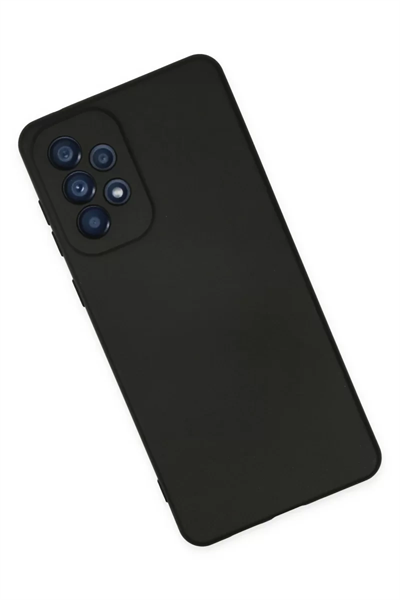 Samsung Galaxy A23 4G Kılıf Nano içi Kadife Silikon - Siyah