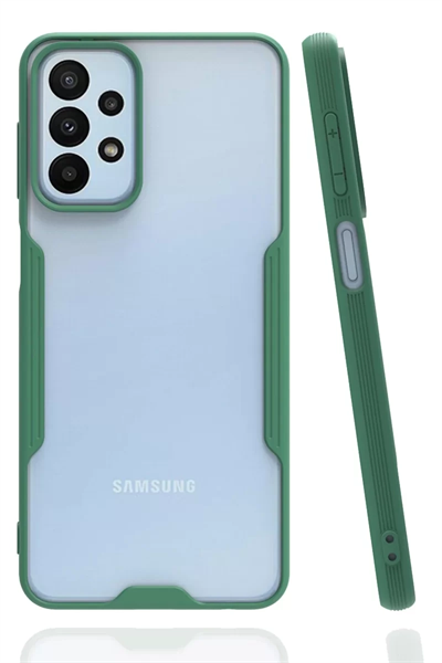 Samsung Galaxy A23 4G Kılıf Platin Silikon - Yeşil