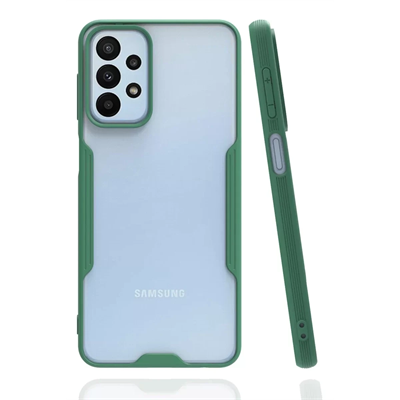 Samsung Galaxy A23 4G Kılıf Platin Silikon - Yeşil