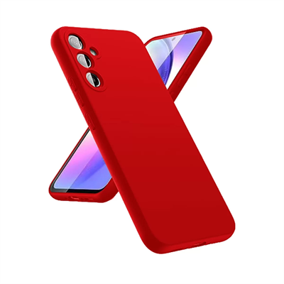 Samsung Galaxy A24 4G Kılıf First Silikon - Kırmızı