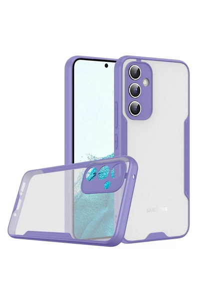 Samsung Galaxy A24 4G Kılıf Platin Silikon - Lila