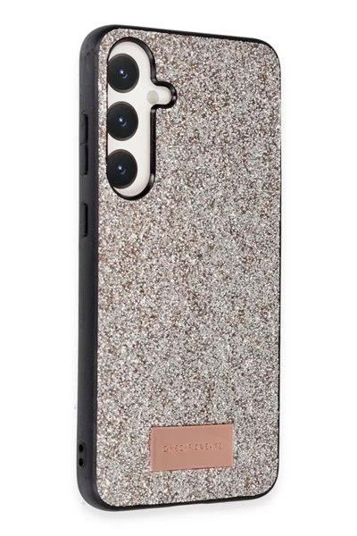Samsung Galaxy A25 5G Bright Simli Kapak - Gold