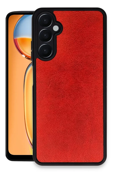 Samsung Galaxy A25 5G Kılıf Aras Deri Kapak - Kırmızı