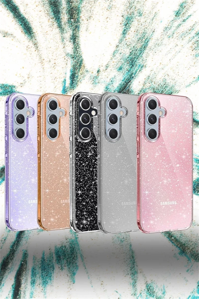 Samsung Galaxy A25 5G Kılıf Glow Kapak - Siyah