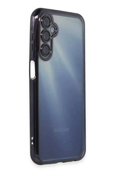 Samsung Galaxy A25 5G Kılıf Lensli Silikon - Mor