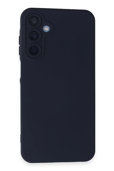 Samsung Galaxy A25 5G Kılıf Nano içi Kadife Silikon - Lacivert
