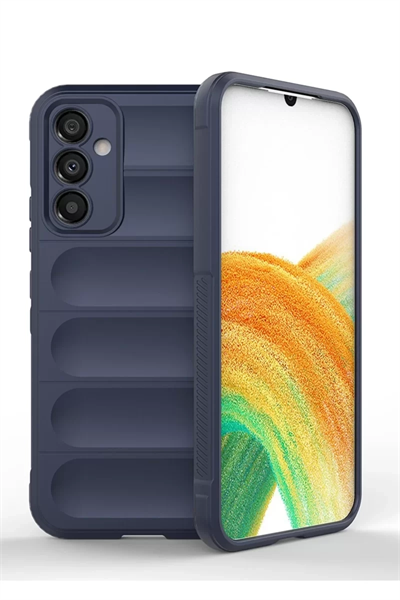 Samsung Galaxy A25 5G Kılıf Optimum Silikon - Lacivert