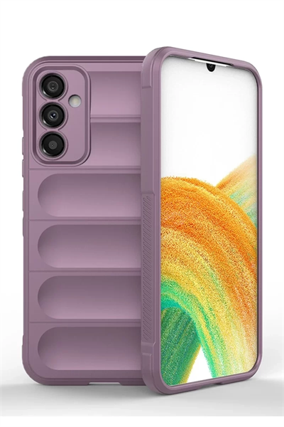 Samsung Galaxy A25 5G Kılıf Optimum Silikon - Mor