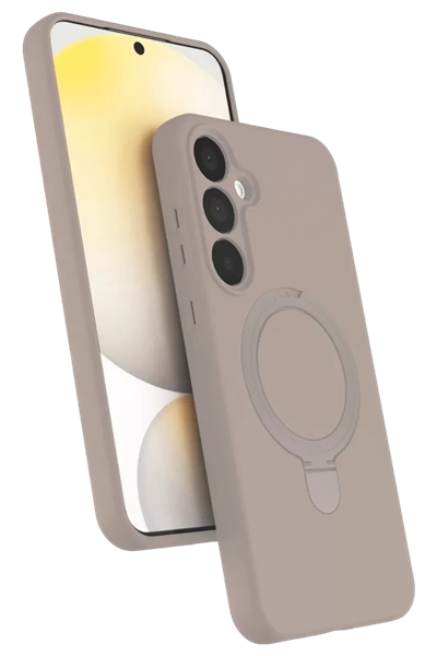 Samsung Galaxy A25 5G Regal Magsafe Standlı Kapak - Çöl Titanyum