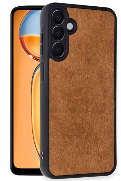 Samsung Galaxy A26 Kılıf Aras Deri Kapak - Taba