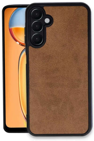 Samsung Galaxy A26 Kılıf Aras Deri Kapak - Taba
