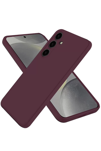 Samsung Galaxy A26 Kılıf First Silikon - Mürdüm
