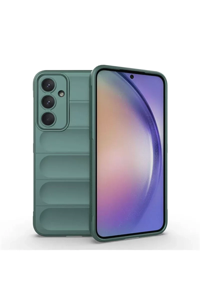 Samsung Galaxy A26 Kılıf Optimum Silikon - Koyu Yeşil
