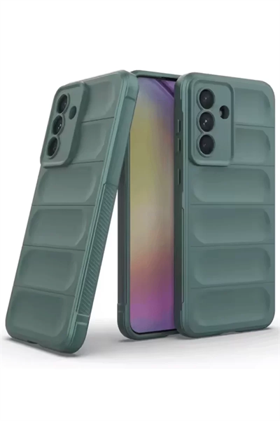 Samsung Galaxy A26 Kılıf Optimum Silikon - Koyu Yeşil