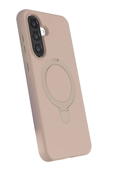 Samsung Galaxy A26 Regal Magsafe Standlı Kapak - Çöl Titanyum