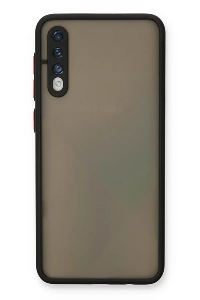 Samsung Galaxy A30S Kılıf Montreal Silikon Kapak - Siyah