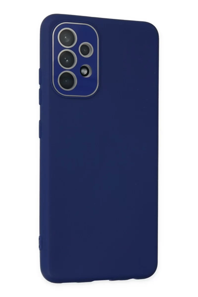 Samsung Galaxy A33 5G Kılıf Lansman Glass Kapak - Sky Blue