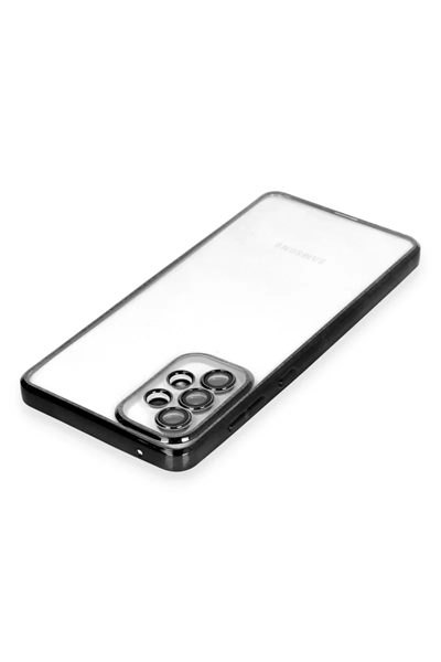 Samsung Galaxy A33 5G Kılıf Lensli Silikon - Siyah