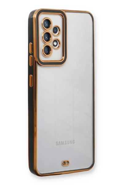 Samsung Galaxy A33 5G Kılıf Liva Lens Silikon - Siyah