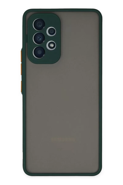 Samsung Galaxy A33 5G Kılıf Montreal Silikon Kapak - Yeşil